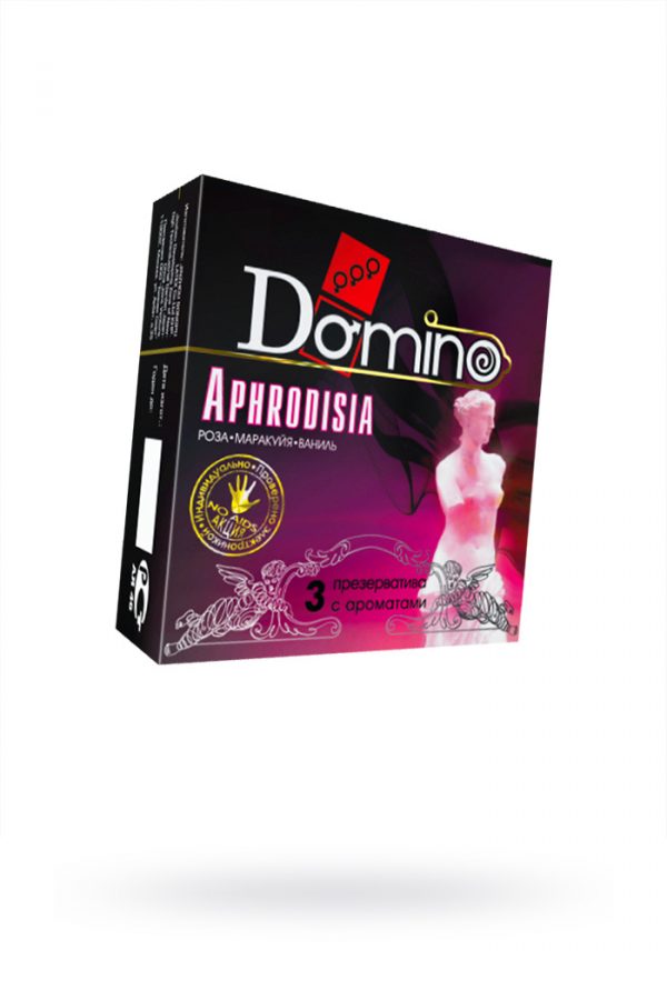 Презервативы Luxe DOMINO PREMIUM Aphrodisia, роза, маракуйя, ваниль, 3 шт. в упаковке, Категория - Презервативы/Классические презервативы, Атрикул 0T-00010731 Изображение 1