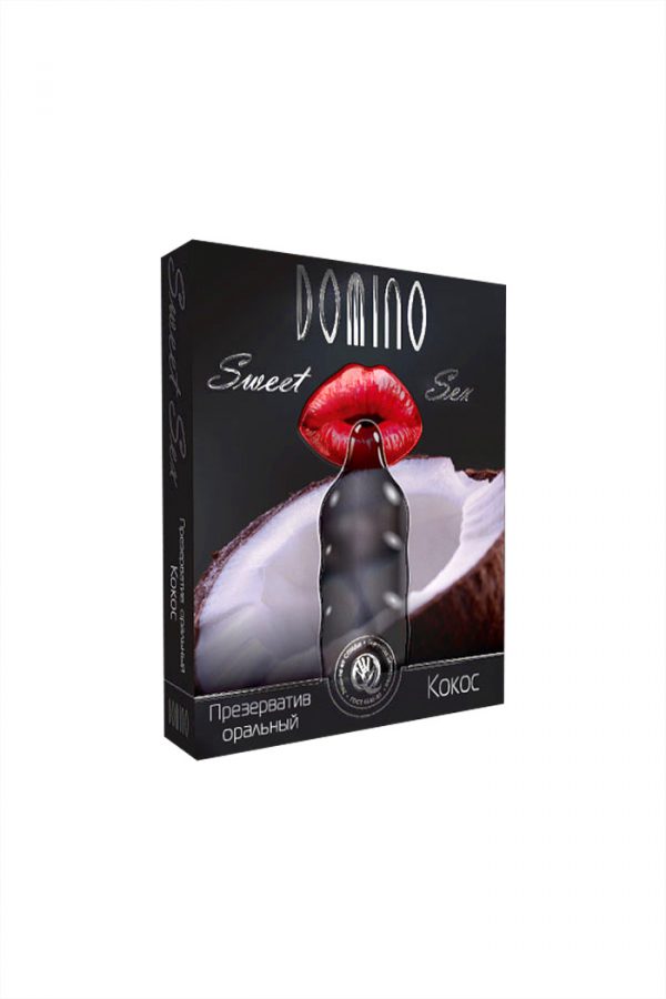 Презервативы Luxe Domino sweet sex Кокос, 18 см., 3 шт. в упаковке, Категория - Презервативы/Классические презервативы, Атрикул 0T-00010737 Изображение 2