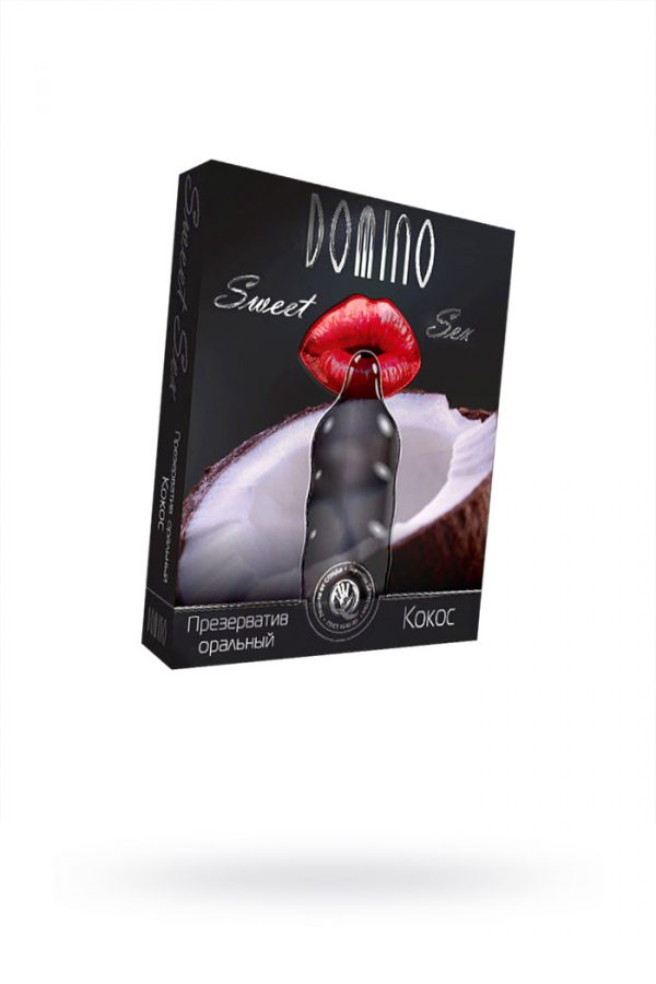 Презервативы Luxe Domino sweet sex Кокос, 18 см., 3 шт. в упаковке, Категория - Презервативы/Классические презервативы, Атрикул 0T-00010737 Изображение 1