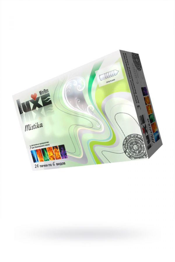 Презервативы Luxe Mini Box Мистика, 18 см., №3, 24 шт., Категория - Презервативы/Рельефные и фантазийные презервативы, Атрикул 0T-00010755 Изображение 1