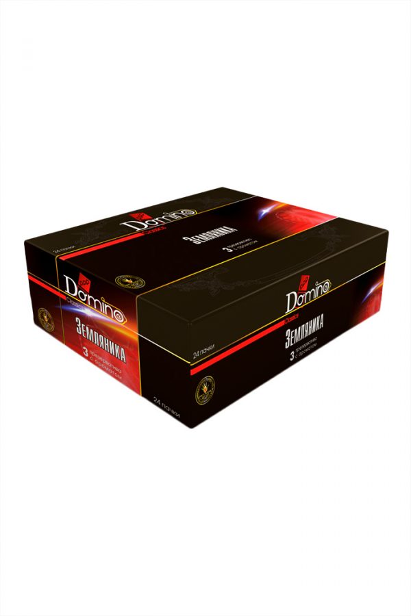 Презервативы Luxe DOMINO Classics земляника, 18 см., 3 шт. в упаковке, Категория - Презервативы/Классические презервативы, Атрикул 0T-00010802 Изображение 2