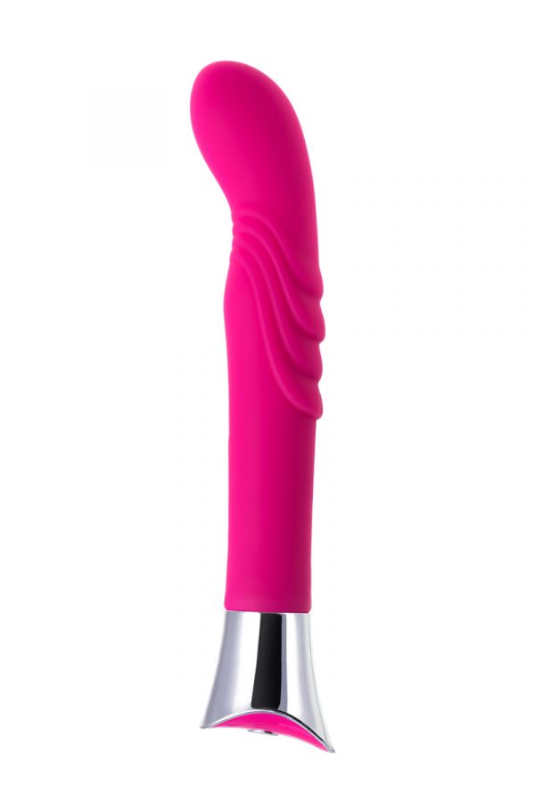 Стимулятор для точки G JOS KIKI, с волнообразным рельефом, силикон, розовый, 21,5 см, Категория - Секс-игрушки/Вибраторы/Стимуляторы для точки G, Атрикул 0T-00011080 Изображение 3