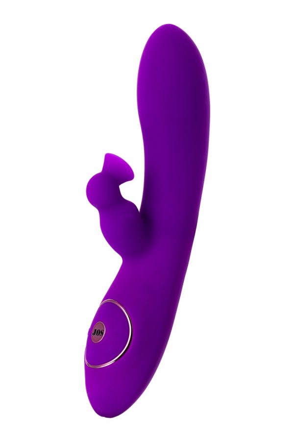 Вибратор с вакуумной стимуляцией клитора JOS JUM, силикон, фиолетовый, 21 см, Категория - Секс-игрушки/Вибраторы/Вибраторы с клиторальным стимулятором, Атрикул 0T-00011012 Изображение 3