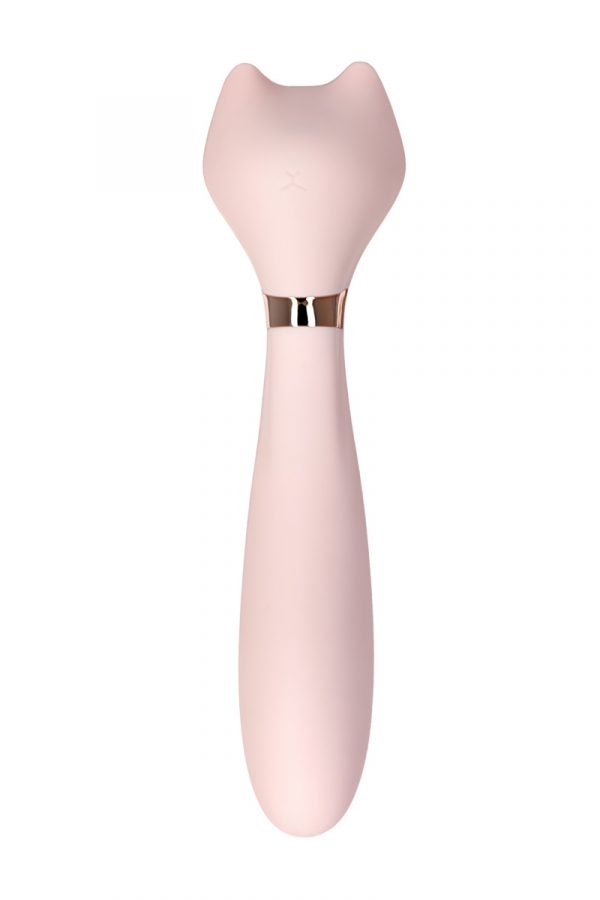 Нереалистичный вибратор Sinjoys CAT Coco, силикон, розовый, 21,3 см, Категория - Секс-игрушки/Вибраторы/Нереалистичные вибраторы, Атрикул 0T-00011487 Изображение 2