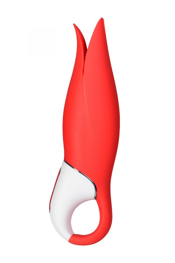 Нереалистичный вибратор Satisfyer Vibes Power Flower, Силикон, Красный, 18,8 см, Категория - Секс-игрушки/Вибраторы/Нереалистичные вибраторы, Атрикул 0T-00012430 Изображение 3