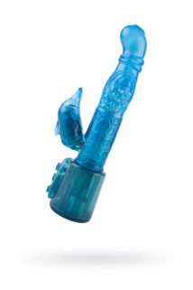Вибратор NMC Blue Juice с клиторальным стимулятором в форме «дельфина», многофункциональный, с ротацией, 17,8 см, Категория - Секс-игрушки/Вибраторы/Вибраторы с клиторальным стимулятором, Атрикул 0T-00007187 Изображение 1