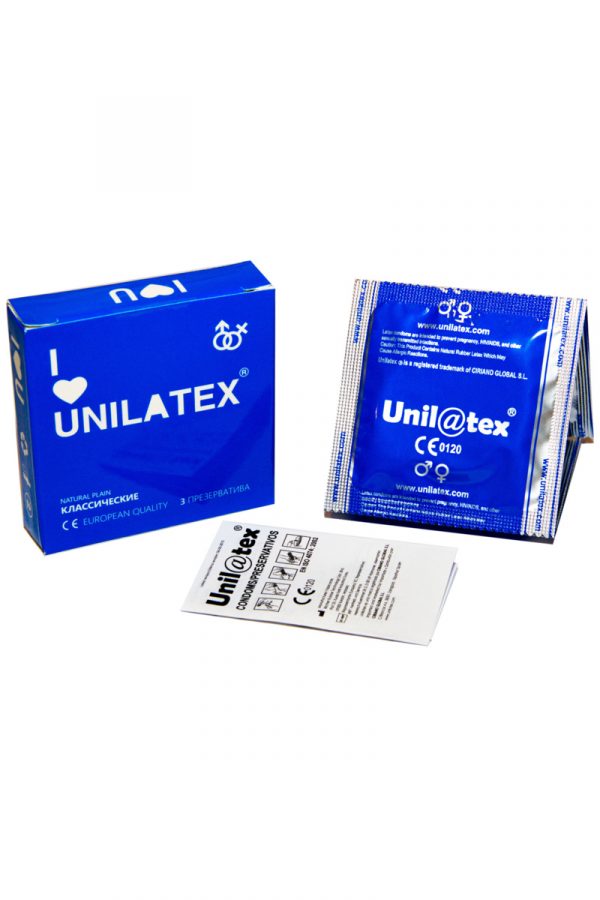 Презервативы Unilatex Natural Plain №3  гладкие классические, Категория - Презервативы/Классические презервативы, Атрикул 0T-00007255 Изображение 2
