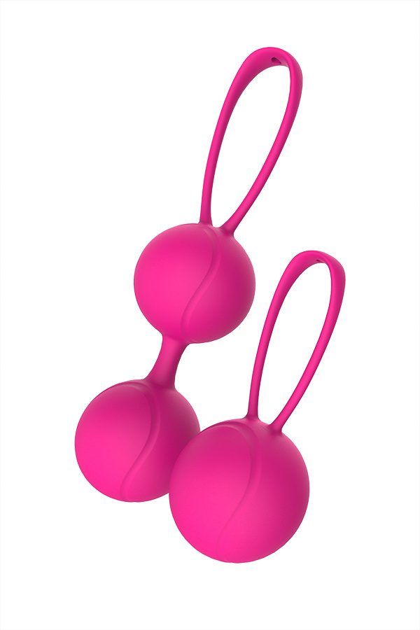 Набор вагинальных шариков S-HANDE LOVER, силикон, розовый, Ø3.4 см, Категория - Секс-игрушки/Вагинальные шарики и тренажеры интимных мышц/Вагинальные шарики, Атрикул 0T-00010058 Изображение 2