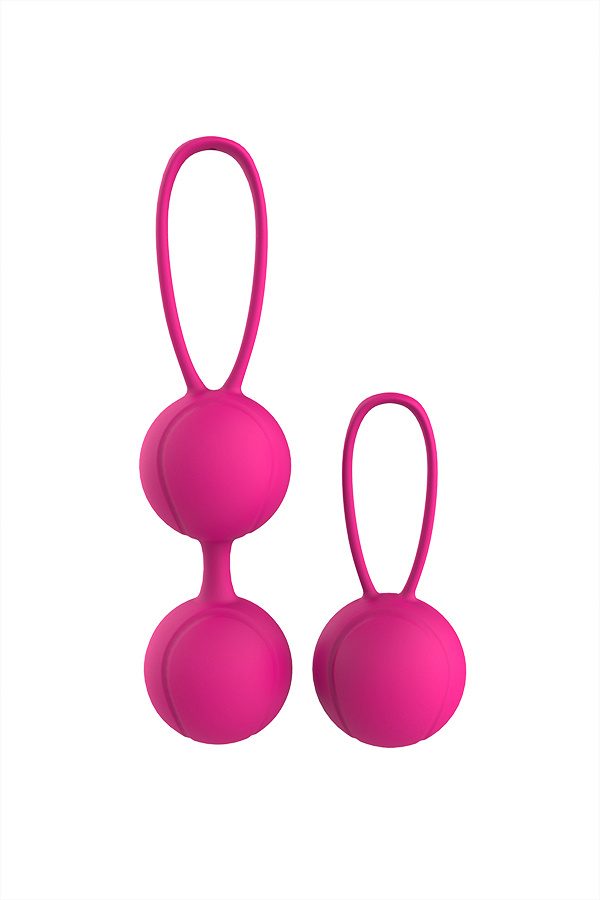 Набор вагинальных шариков S-HANDE LOVER, силикон, розовый, Ø3.4 см, Категория - Секс-игрушки/Вагинальные шарики и тренажеры интимных мышц/Вагинальные шарики, Атрикул 0T-00010058 Изображение 3