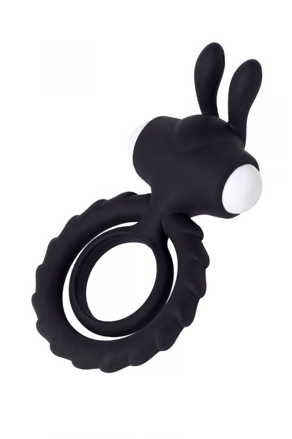 Эрекционное кольцо на пенис JOS BAD BUNNY, силикон, чёрный, 9 см, Категория - Секс-игрушки/Кольца и насадки/Кольца на пенис, Атрикул 0T-00011832 Изображение 3