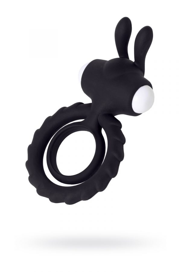Эрекционное кольцо на пенис JOS BAD BUNNY, силикон, чёрный, 9 см, Категория - Секс-игрушки/Кольца и насадки/Кольца на пенис, Атрикул 0T-00011832 Изображение 1