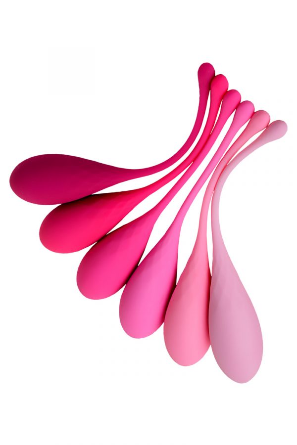 Набор вагинальных шариков Eromantica K-ROSE, силикон, розовый, 6 шт, Категория - Секс-игрушки/Вагинальные шарики и тренажеры интимных мышц/Вагинальные шарики, Атрикул 0T-00012599 Изображение 2