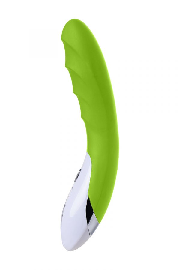 Вибратор Mystim Sassy Simon силиконовый, зеленый, 27 см, Категория - Секс-игрушки/Вибраторы/Нереалистичные вибраторы, Атрикул 0T-00013093 Изображение 2