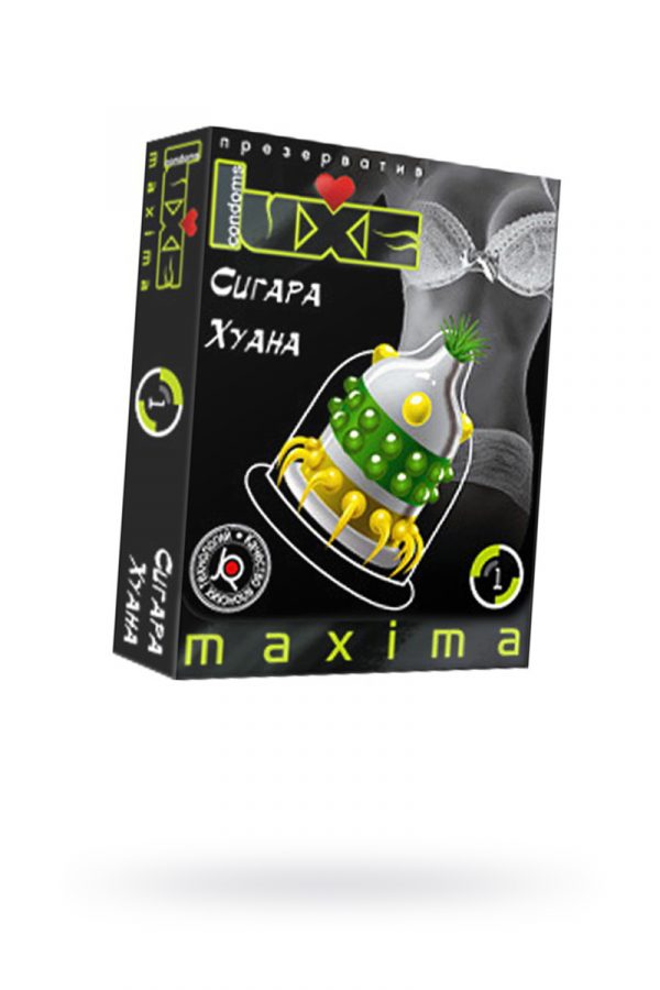 Презервативы Luxe Maxima Сигара Хуана №1, Категория - Презервативы/Рельефные и фантазийные презервативы, Атрикул 0T-00010913 Изображение 1