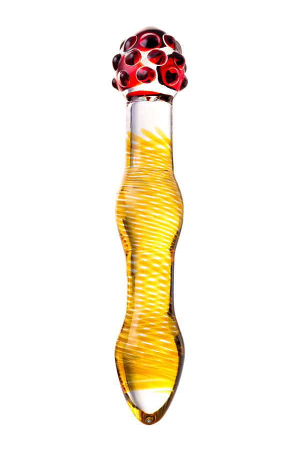 Стеклянный фаллоимитатор Sexus Glass, 20,5 см, Категория - Секс-игрушки/Фаллоимитаторы/Двусторонние фаллоимитаторы, Атрикул 0T-00000582 Изображение 2