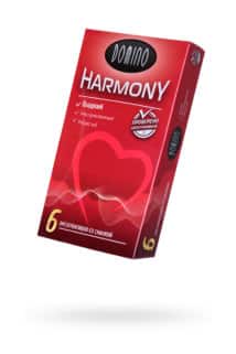 Презервативы Luxe DOMINO HARMONY Гладкий 6 шт. в упаковке, Категория - Презервативы/Рельефные и фантазийные презервативы, Атрикул 0T-00010728 Изображение 1