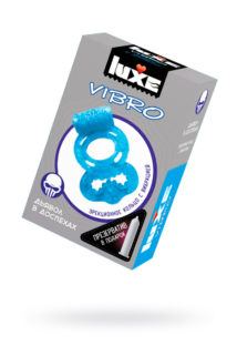 Виброкольцо LUXE VIBRO Дьявол в доспехах + презерватив, 1 шт, Категория - Секс-игрушки/Кольца и насадки/Кольца на пенис, Атрикул 0T-00009309 Изображение 1