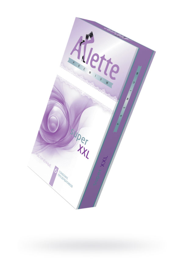 Презервативы ''Arlette Premium'' №6, Super XXL Увеличенные 6 шт, Категория - Презервативы/Рельефные и фантазийные презервативы, Атрикул 0T-00014106 Изображение 1