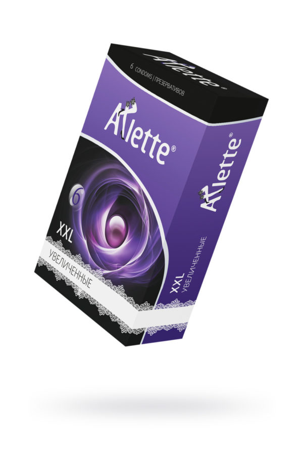 Презервативы ''Arlette'' №6, XXL Увеличенные 6 шт., Категория - Презервативы/Рельефные и фантазийные презервативы, Атрикул 0T-00014097 Изображение 1