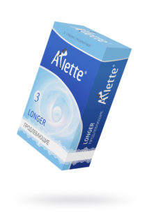 Презервативы ''Arlette'' №6, Longer Продлевающие 6 шт., Категория - Презервативы/Рельефные и фантазийные презервативы, Атрикул 0T-00014094 Изображение 1