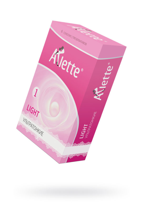 Презервативы ''Arlette'' №6, Light Ультратонкие 6 шт., Категория - Презервативы/Рельефные и фантазийные презервативы, Атрикул 0T-00014092 Изображение 1
