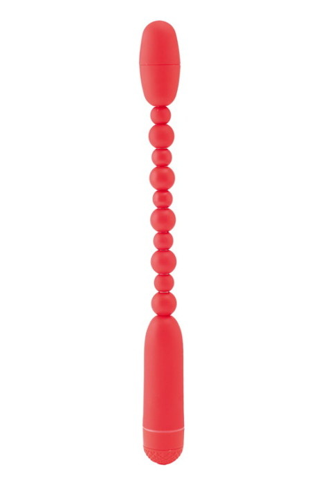 Анальный вибратор Black & Red by TOYFA, водонепроницаемый, ABS пластик, красный, 29 см, Ø 2,7 см, Категория - Секс-игрушки/Анальные игрушки/Анальные вибраторы, Атрикул 0T-00000617 Изображение 1