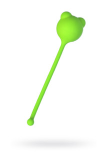 Вагинальный шарик A-Toys by TOYFA, силикон, зеленый, Ø 2,7 см, Категория - Секс-игрушки/Вагинальные шарики и тренажеры интимных мышц/Вагинальные шарики, Атрикул 0T-00014547 Изображение 1