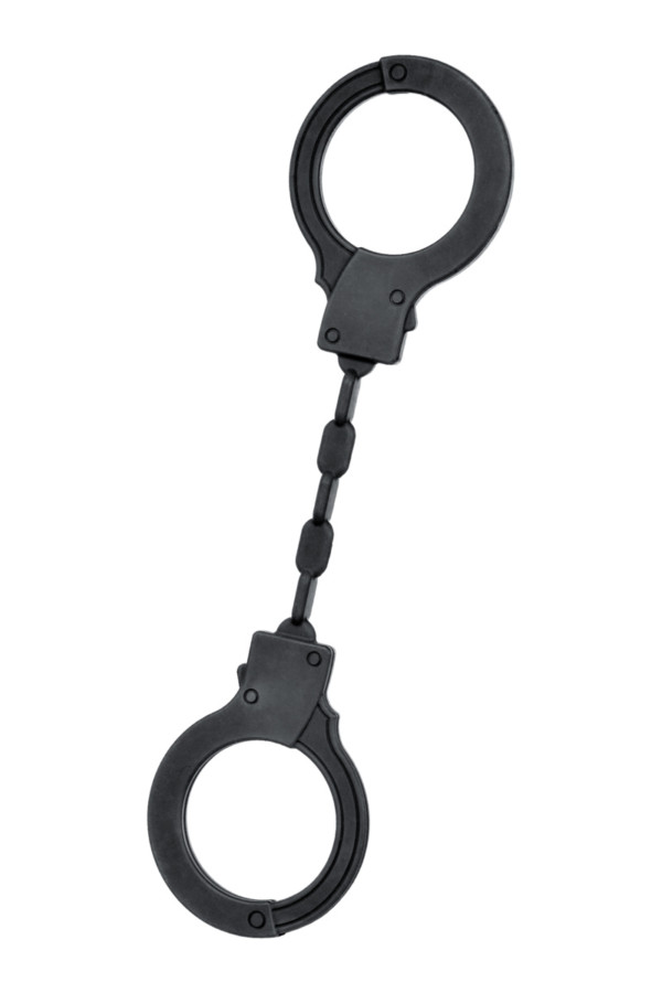 Силиконовые наручники A-Toys by TOYFA, силикон, черные, 33 см, Категория - БДСМ, фетиш/Фиксация и бондаж/Наручники, манжеты, Атрикул 0T-00014557 Изображение 2