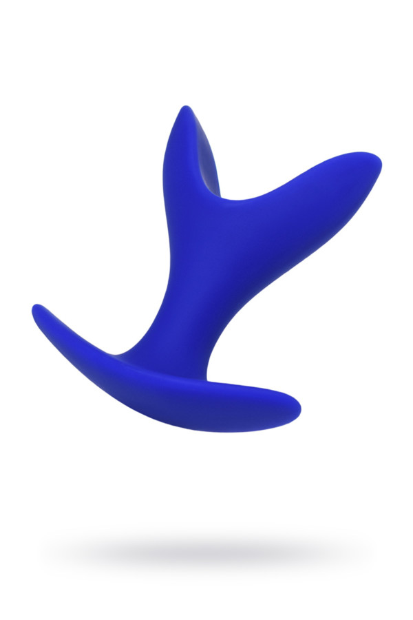 Расширяющая анальная втулка ToDo by Toyfa Bloom, силикон, синяя, 8,5 см, Ø 4,5 см, Категория - Секс-игрушки/Анальные игрушки/Анальные пробки и втулки, Атрикул 0T-00014520 Изображение 1