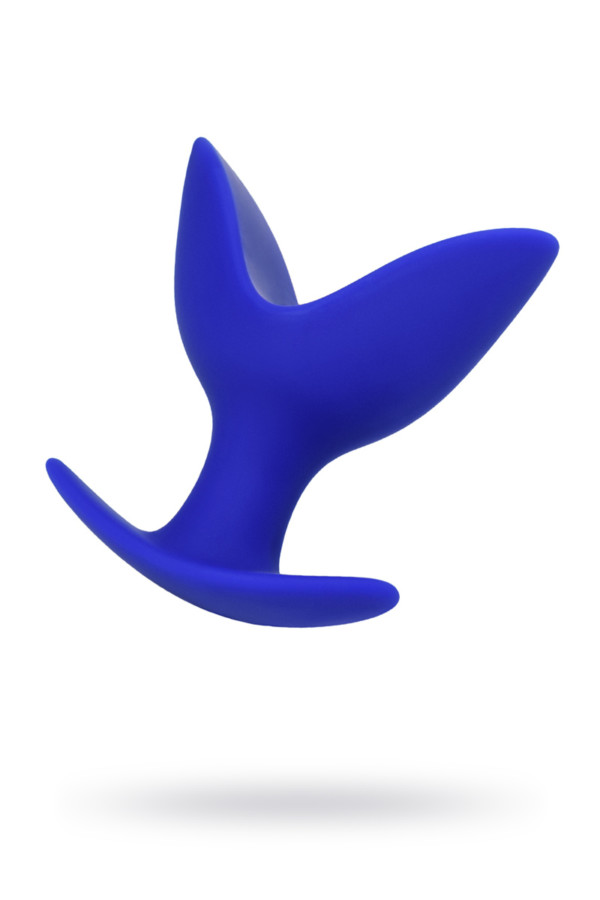 Расширяющая анальная втулка ToDo by Toyfa Bloom, силикон, синяя, 9,5 см, Ø 7 см, Категория - Секс-игрушки/Анальные игрушки/Анальные пробки и втулки, Атрикул 0T-00014522 Изображение 1