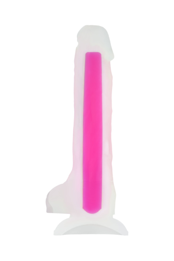 Фаллоимитатор, светящийся в темноте, Beyond by Toyfa, Tony Glow, силикон, прозрачно-розовый, 14,5 см, Категория - Секс-игрушки/Фаллоимитаторы/Реалистичные фаллоимитаторы, Атрикул 0T-00014489 Изображение 2