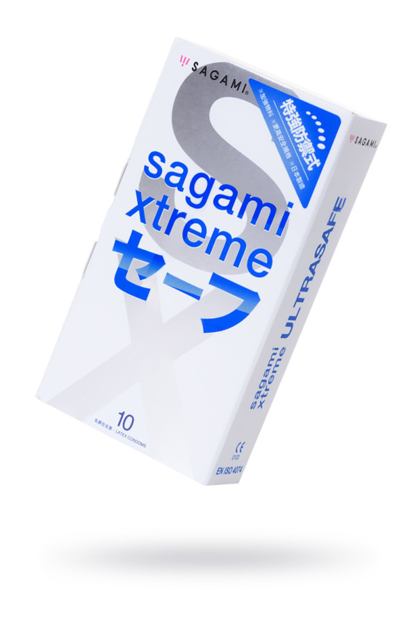Презервативы латексные Sagami Xtreme Ultrasafe №10, Категория - Презервативы/Классические презервативы, Атрикул 0T-00015767 Изображение 1