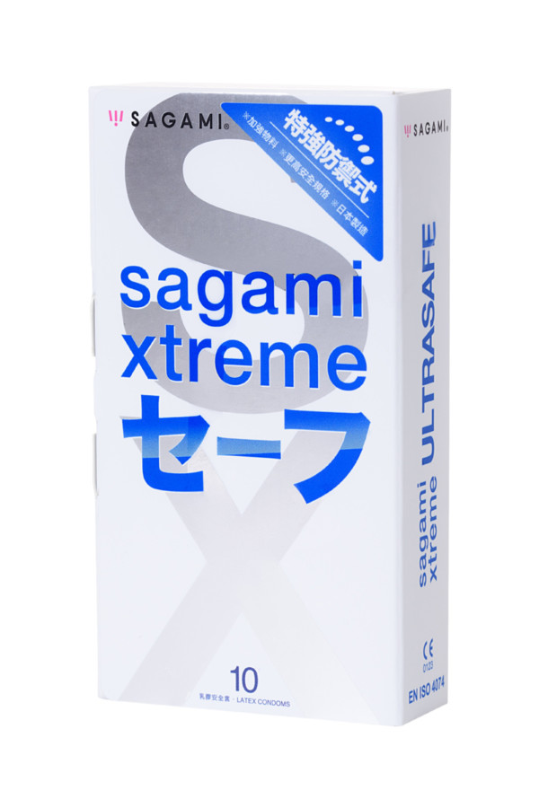 Презервативы латексные Sagami Xtreme Ultrasafe №10, Категория - Презервативы/Классические презервативы, Атрикул 0T-00015767 Изображение 2