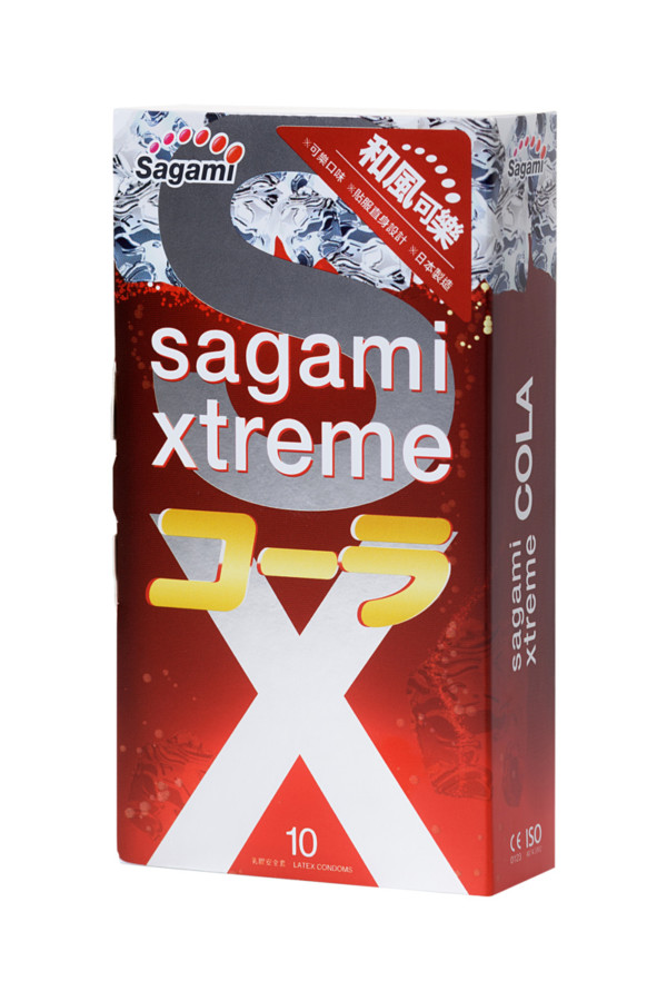 Презервативы латексные Sagami Xtreme Cola №10, 19 см, Категория - Презервативы/Классические презервативы, Атрикул 0T-00015770 Изображение 2